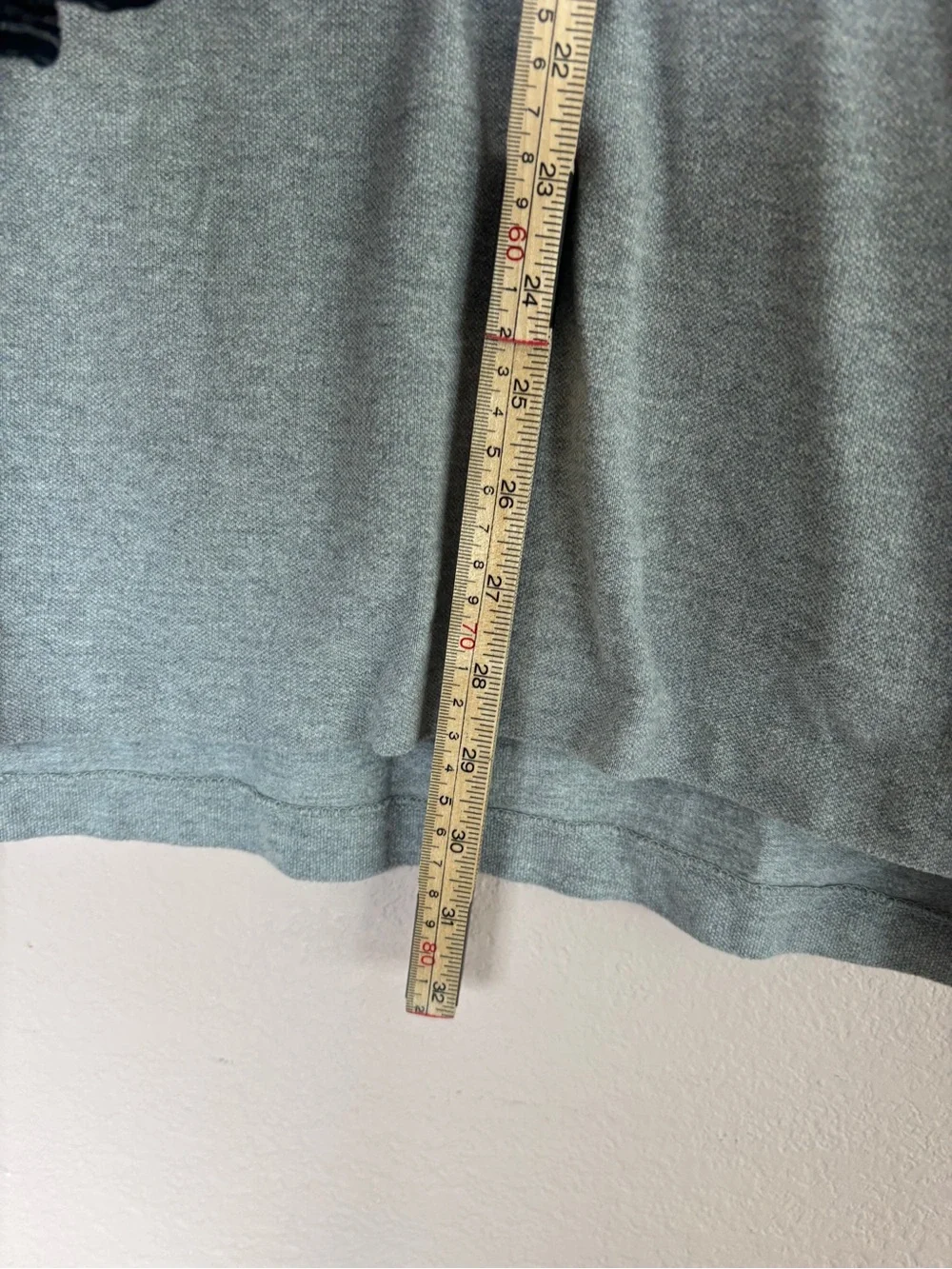 Polo by Ralph Lauren Grey Polo with Embroidered Bear. Size L